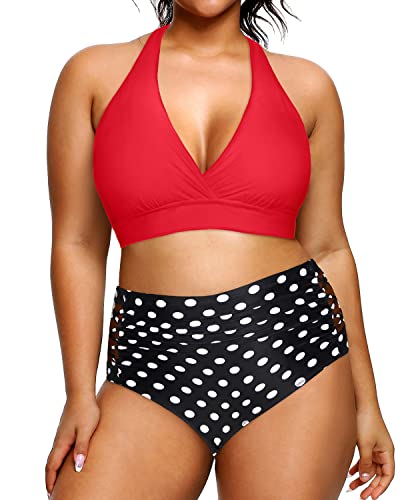 plus size halter bikini