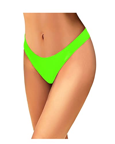 Women's Brazilian Low Rise Bathing Suit Bottom Thong Bikini Bottom