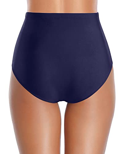 Bathing Suit Bottom Tummy Control Women's High Waisted Bikini Bottom