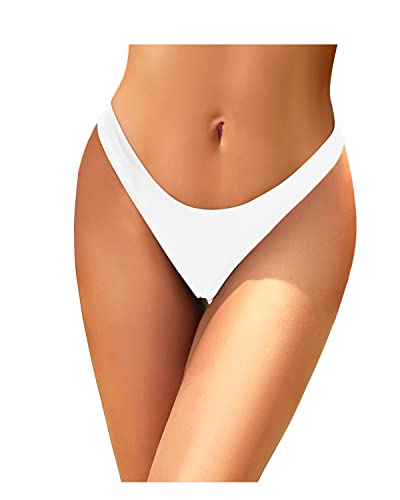 Brazilian Low Rise Thong Bikini Bottom Women's Bathing Suit Bottom