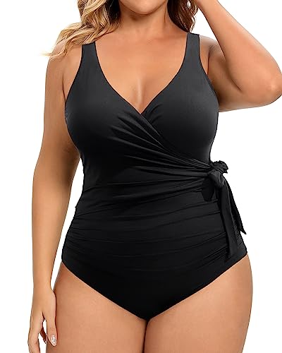 One Piece Plus Size Tummy Contral Swimsuits
