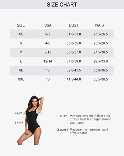 Athletic Tummy Control Tankini Tops for Women Modest Swimsuit Tops