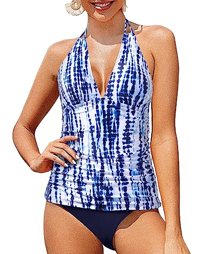 Plus Size Self-Tie Adjustable Straps Bathing Suit