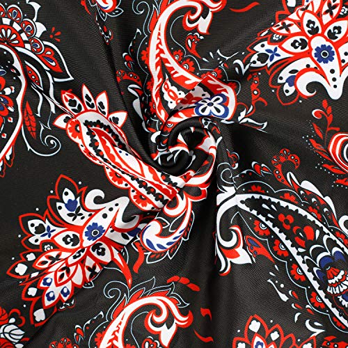 Two Piece Tankini Swimsuits Shorts Athletic Bathing Suits Slimming Swimwear-Black Tribal